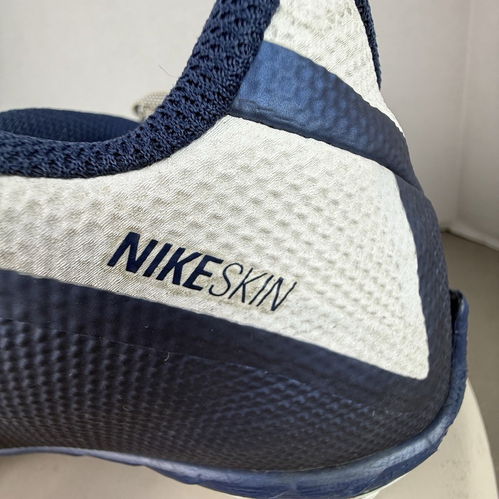 Nike Alpha Pro 2 3/4 TD Football Cleats Mens Size 15 Blue White 719935-144 - Picture 6 of 10